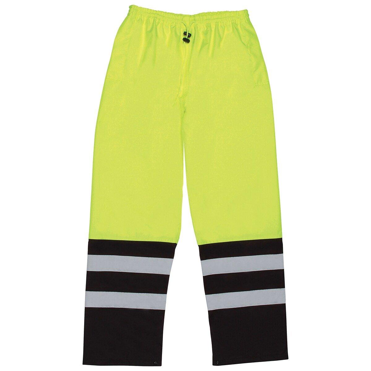ERB Safety Hi-Viz Lime Rainpant in Lime 