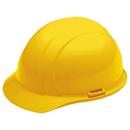 Cap Style Safety Helmet with Mega Ratchet in Yellow