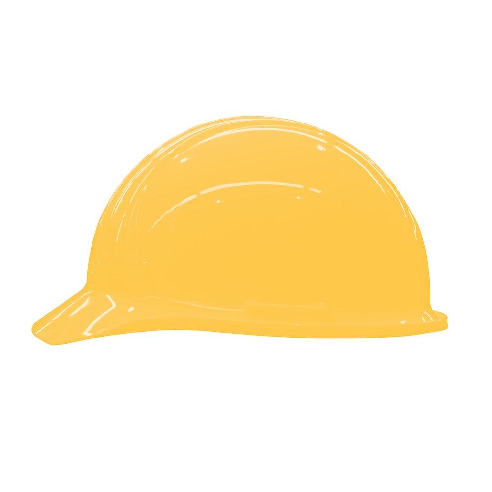 ERB Safety Yellow Cap Style Safety Helmet with Mega Ratchet 