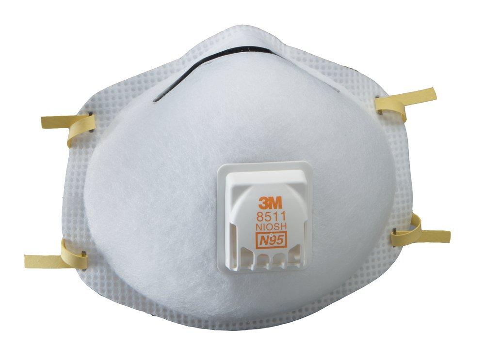 ERB Safety Colorless N95 Disposable Particulate Respirator in Colorless (Pack of 10) 