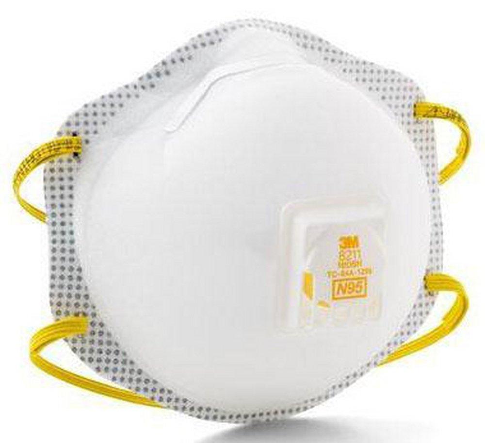 ERB Safety Colorless N95 Disposable Particulate Respirator in Colorless (Pack of 10) 