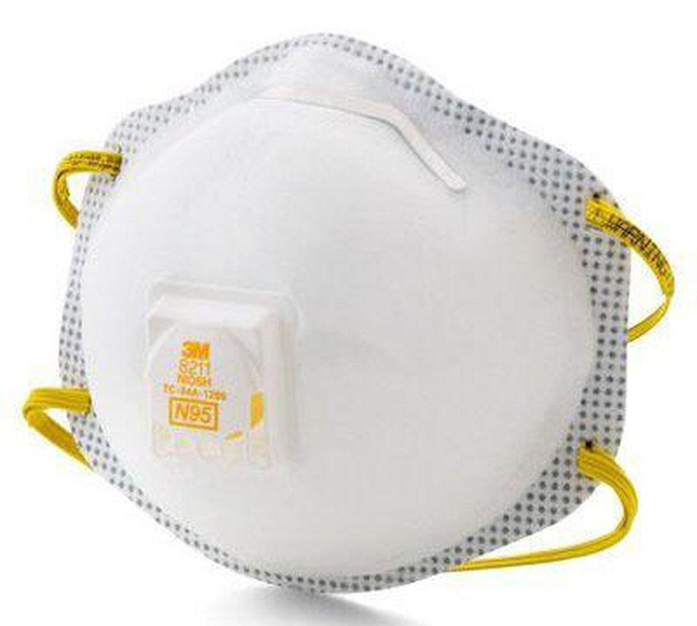 ERB Safety Colorless N95 Disposable Particulate Respirator in Colorless (Pack of 10) 
