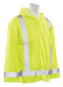 ERB Safety Hi-Viz Lime Raincoat in Lime 