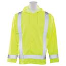 ERB Safety Hi-Viz Lime Raincoat in Lime 