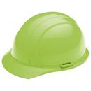 Cap Safety Helmet with Mega Ratchet in Hi-Viz Lime