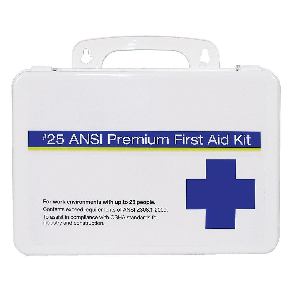 ERB Safety White 25-Person White Frame First Aid Kit 