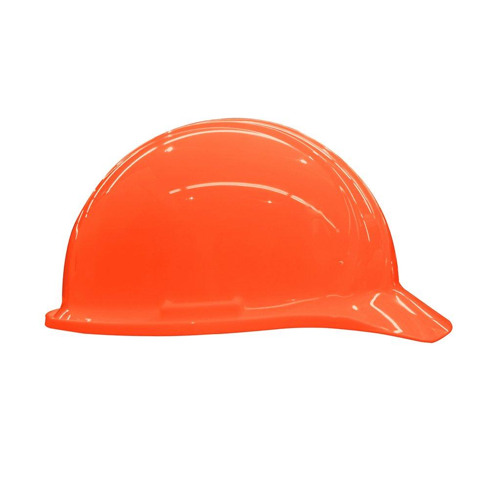 ERB Safety Hi-Viz Orange Cap Safety Helmet with Mega Ratchet 