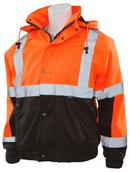ERB Safety Hi-Viz Orange/Black Size XXXXL Safety Vest 