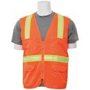 L Size Surveyor Vest in Hi-Viz Orange