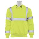 M Size Class 3 Pullover Sweatshirt with Attached Hood in Hi-Viz Lime