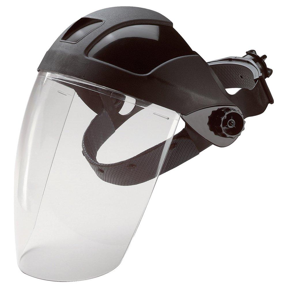 ERB Safety Black Ratchet Headgear Shield 