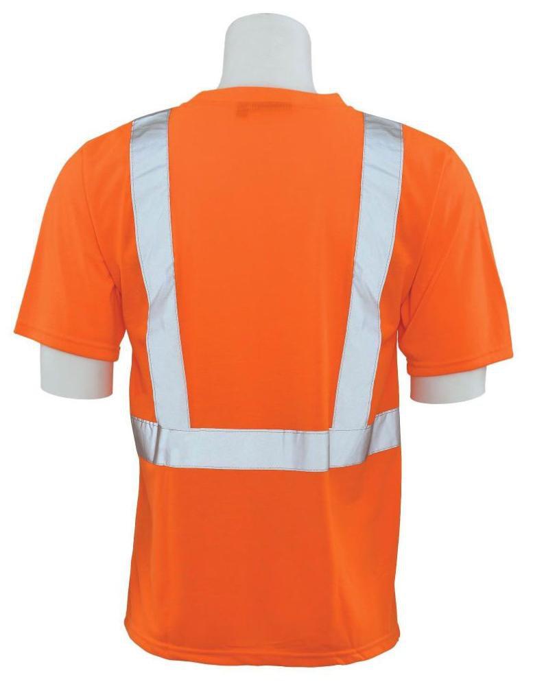 ERB Safety Hi-Viz Orange High-Visibility T-Shirt in Orange 