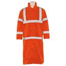 L Size Long Raincoat in Orange
