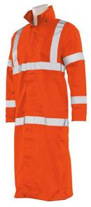 ERB Safety Hi-Viz Orange Long Raincoat in Orange 