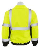 ERB Safety Hi-Viz Lime Bomber Jacket in Lime & Black 