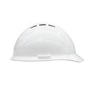 ERB Safety White Size 6.5-8 Plastic Vented Hard Hat 