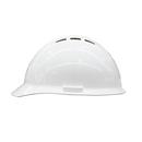 ERB Safety White Size 6.5-8 Plastic Vented Hard Hat 