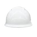 ERB Safety White Size 6.5-8 Plastic Vented Hard Hat 