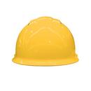ERB Safety Yellow HDPE and Nylon Vented Hard Hat with 4-Point Mega Ratchet Suspension 