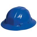 Full Brim Safety Helmet with Mega Ratchet in Blue