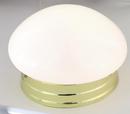 NUVO Polished Brass 8 in. 1-Light Mushroom Fixture 