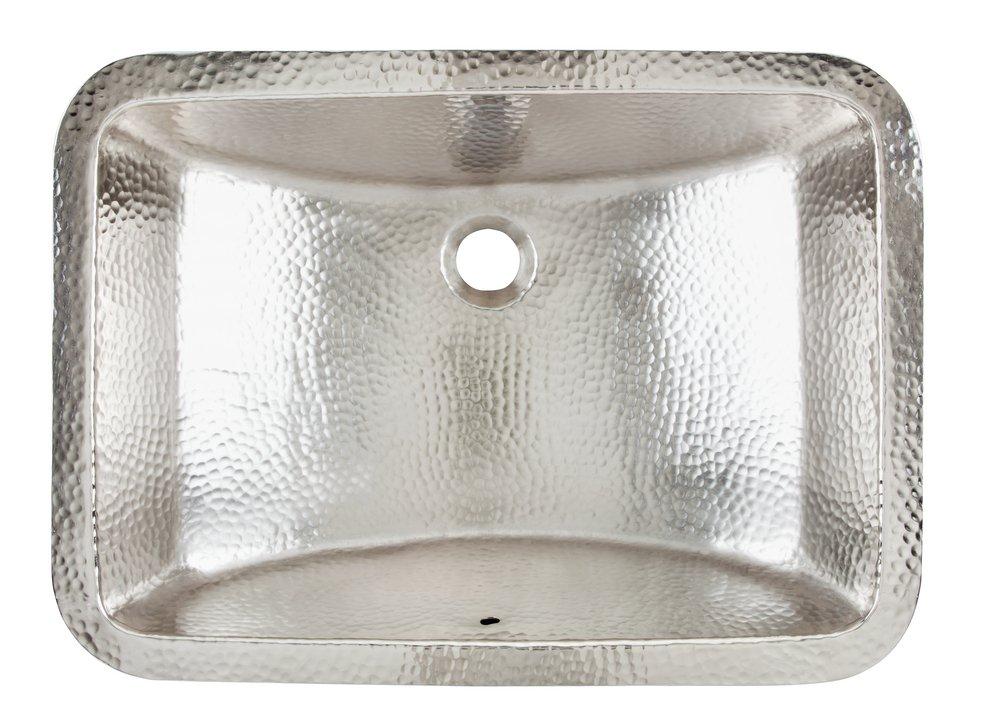 Thompson Hammered Nickel Undermount Basin 