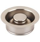 Copper Disposer Flange & Stopper in Brushed Nickel