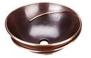 16 Copper DU Mount Round Lavatory *HELIOS BLCO 