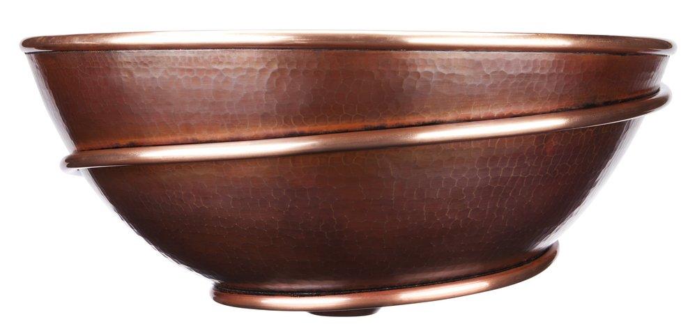 16 Copper DU Mount Round Lavatory *HELIOS BLCO 