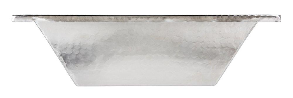 Thompson Hammered Nickel Dual Mount Basin 