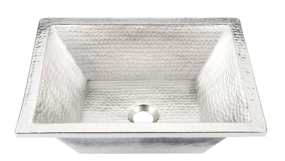 Thompson Hammered Nickel Dual Mount Basin 