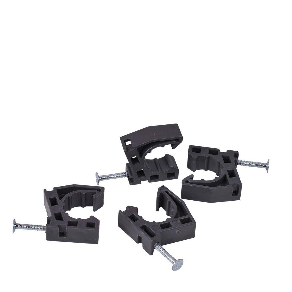 Oatey&reg; Black Plastic Nail Barb Clamp in Black (Bucket of 500) 