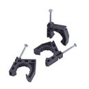 Oatey® Black Plastic Nail Barb Clamp in Black (Bucket of 300) 