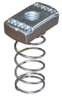 1/4 in.-20 316 Stainless Steel Channel Nut with Spring