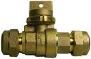 3/4 x 1/4 in. CTS Brass Ball Curb Valve