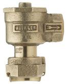 Mueller Company Meter Swivel Nut x FIPT Brass Angle Dual Check Valve 