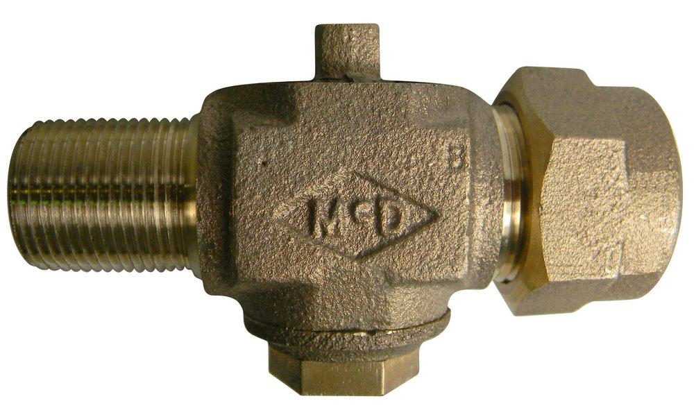 A.Y. McDonald MNPT x CTS Compression Brass Corporation Stop 