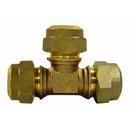 1-1/4 in. CTS Compression Water Service Brass Tee