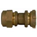 5/8 x 3/4 in. CTS Compression x Yoke Star Nut Reducing Brass Water Service Coupling