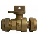 A.Y. McDonald 300 psi CTS Compression x Meter Brass Straight Ball Valve 