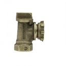 5/8 x 3/4 in. FIP x Lock Nut Brass Angle Ball Valve Curb Stop
