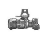 5/8 in. CTS Compression x Meter Straight Ball Valve