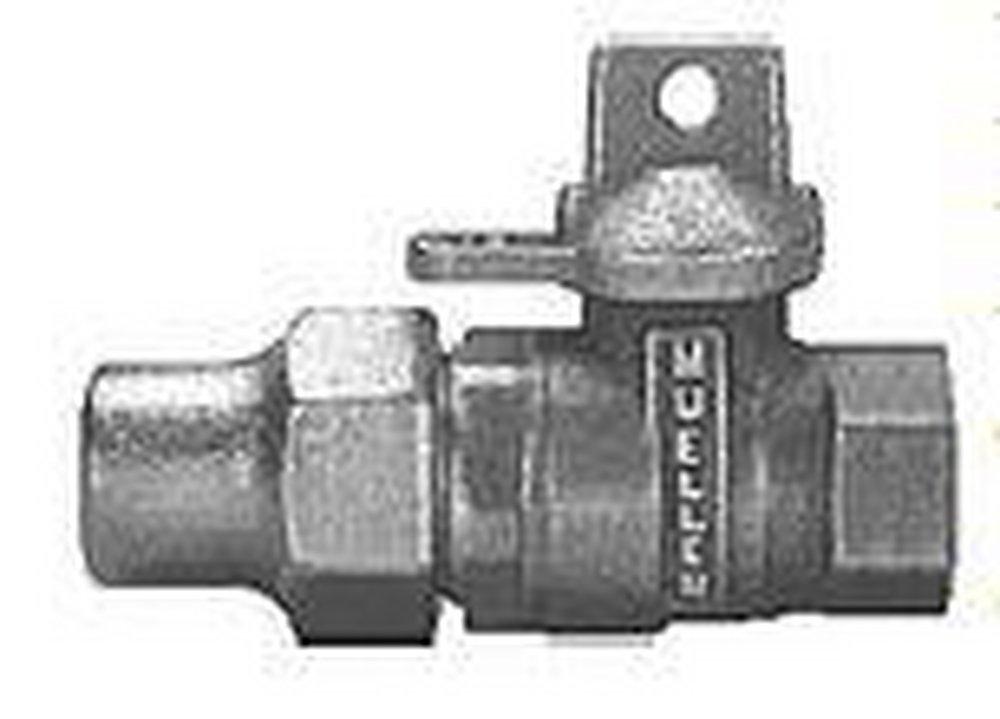 Mueller Company Flare x FIP Ball Valve with Lock Wing 