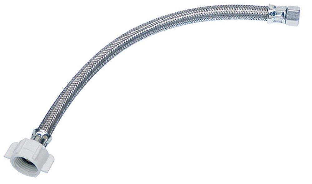 BrassCraft Stainless Steel 3/8 in x 1/2 in. Braided Stainless Sink Flexible Water Connector 