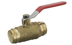 1 in. Brass Full Port Solvent Weld 600# Ball Valve
