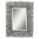 Beveled Mirror in Silver Tones