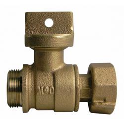 3/4 k-horn swivel x k-horn male ball valve