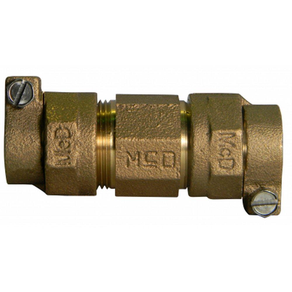 A.Y. McDonald Brass PVC Compression Union 