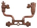 7 in. Copper 5/8 x 3/4 in. Meter Setter Horizontal 3/4 in. Dual Purpose Nut (Flare/FIP) Inlet/Outlet Ball Valve x Dual Check Lead Free