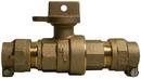 A.Y. McDonald CTS Compression Brass Ball Valve Curb Stop 